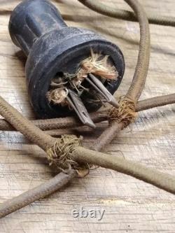 Vtg 1931 General Electric Co Ventilateur de Table Oscillant Vert 8 Pales Fonctionnel