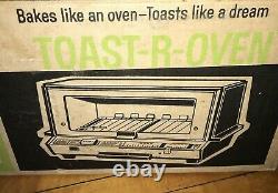 Vtg 1966 Ge Ge Ge Ge Ge General Electric Deluxe Toast-r-oven Toaster T93b Nouveau Dans La Boîte