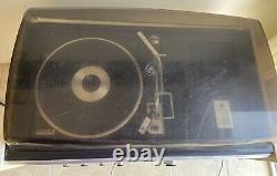 Vtg 1973 Ge Stereo Music System Record Player Turntable MCM Space Age Mod Sc7300