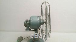Vtg Antique 12 Ge General Electric Fan 2 Vitesse Oscillant 84 Cy60 ± 0,8 133744