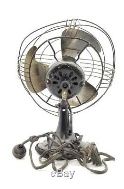 Vtg Antique 12 Ge General Electric Fan 2 Vitesse Oscillant 84 Cy60 ± 0,8 133744