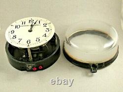 Vtg Début 1900 Ge General Electric 725888 Horloge Murale Industrielle D'usine Rare