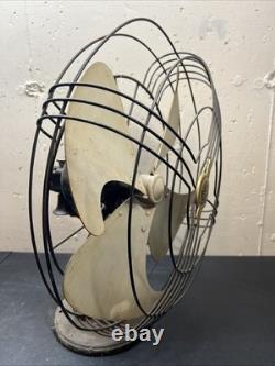 Vtg GE General Electric Vortalex Ventilateur Oscillant 16 Pouces 3 Vitesses Fonctionnement Fluide
