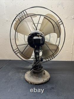 Vtg GE General Electric Vortalex Ventilateur Oscillant 16 Pouces 3 Vitesses Fonctionnement Fluide