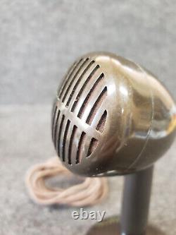 Vtg General Electric Brownie Crystal Microphone G. E. Bullet Shure S34b, Yfa-6b