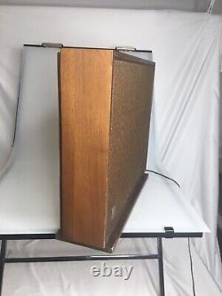 Vtg General Electric Ge Sp 46b Power Channel B Haut-parleur Walnut Armoire En Bois