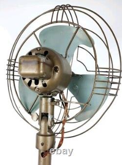 Vth 30's GE General Electric Ventilateur de Sol Oscillant en Métal Pièces ou Réparation