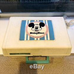 Walt Disney Mickey Mouse Phonographes Vintage 70s Ge General Electric Utilisé F / S