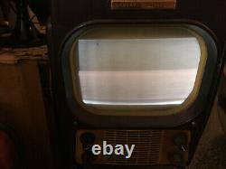 Working Vintage Tv 1949 General Electric 800d Le Classic Lovomotive Nice