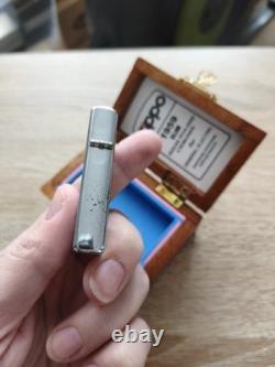 Zippo Slim vintage de 1959 – Modèle publicitaire rare General Electric Defense Systems